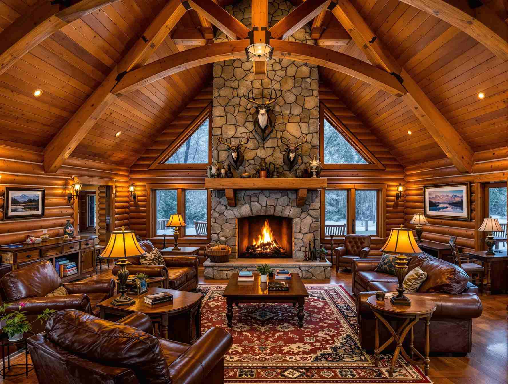 Main lodge interior